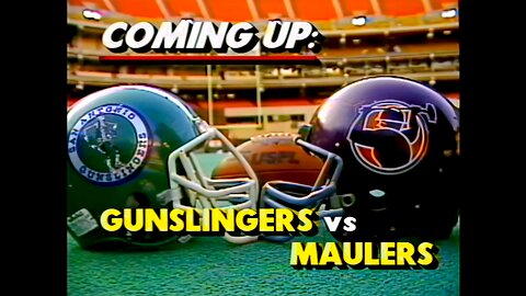 1984 USFL San Antonio Gun Slingers at Pittsburgh Maulers (part 1 of 3)