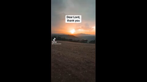 Dear Lord, thank you!