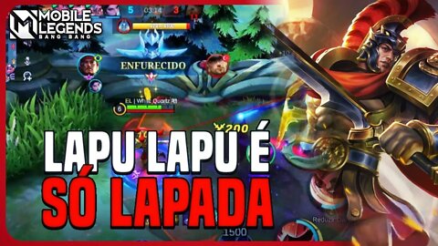 TESTEI O LAPU E ELE ME SURPREENDEU MUITO DEPOIS DO BUFF | MLBB