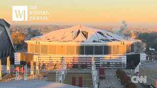 Video: Georgia Dome Goes Boom