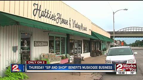 'Sip & Shop' draws more customers to Muskogee's Katy District