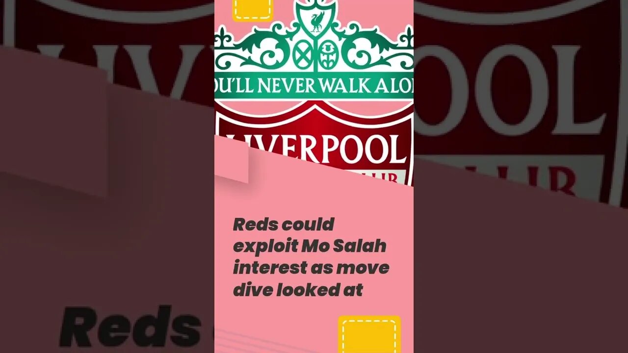 Reds could exploit Mo Salah interest as move dive looked at #shorts