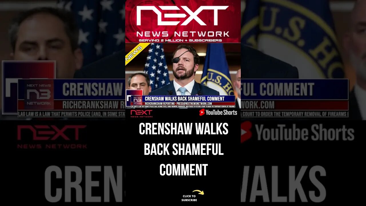 CRENSHAW WALKS BACK SHAMEFUL COMMENT #shorts