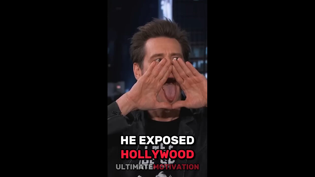 JIM CARREY EXPOSES HOLLYWOOD #shorts #motivation #sigma #workout #gym #wtf #ultimatemotivation