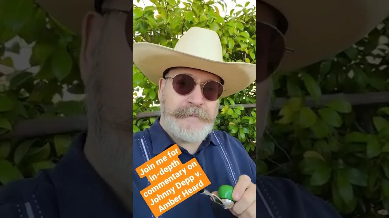 Join me for in-depth commentary on Johnny Depp v. Amber Heard