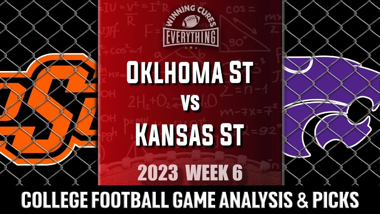 Kansas State vs Oklahoma State Picks & Prediction Against the Spread 2023 College Football Analysis