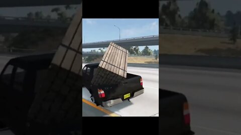 BeamNG DRIVE / blew all the tires