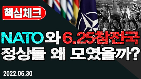 [핵심체크] 나토(NATO)와 6.25참전국이 움직인다! 중국과 북한은 이제 끝 - 손상윤 뉴스타운 회장 2022.06.30