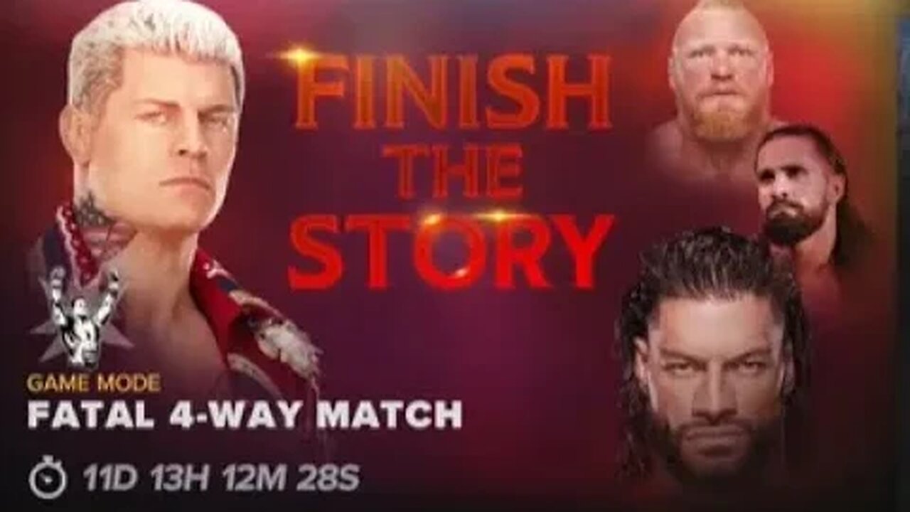 WWE 2K23 MYFACTION LIVE EVENT FINISH THE STORY