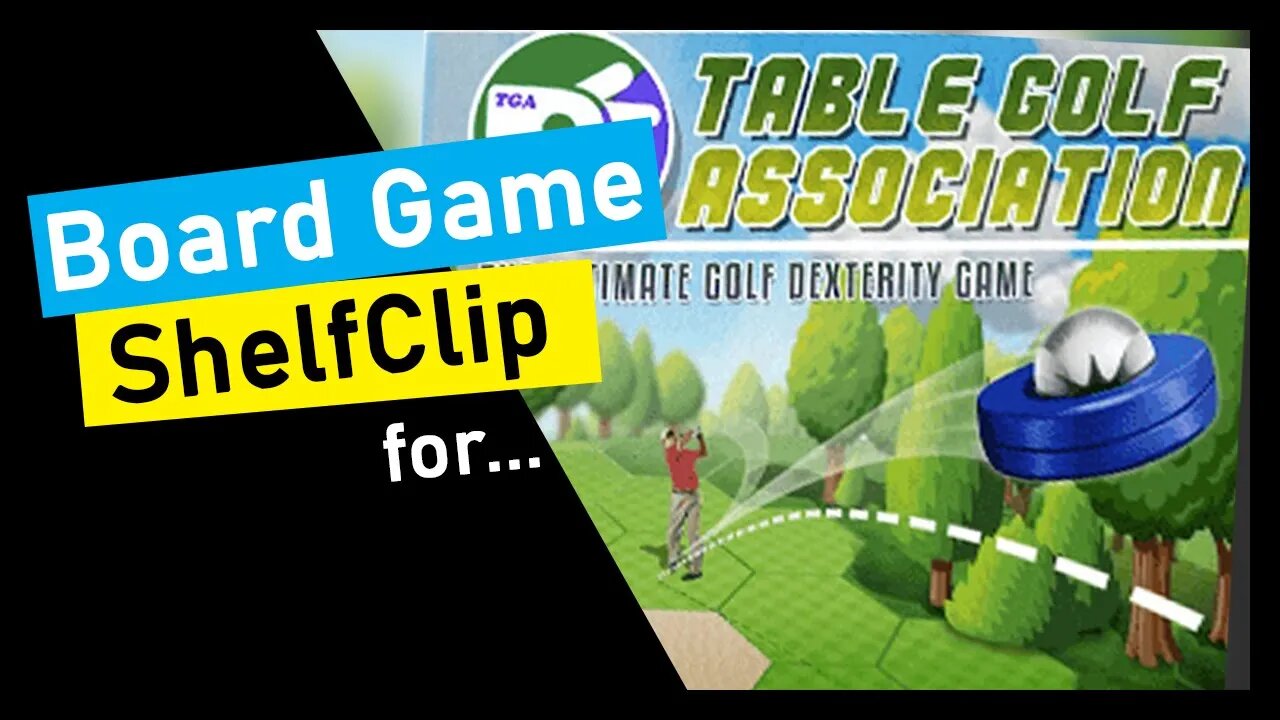 🌱ShelfClips: Table Golf Association (Short Board Game Preview)