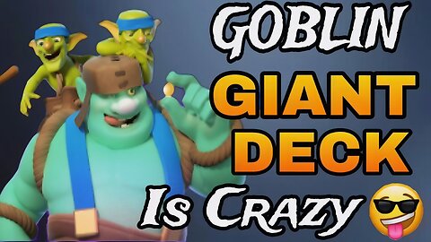 Unstoppable Goblin Giant Deck in Clash Royale #controgamer #clashroyale #anmolgamex