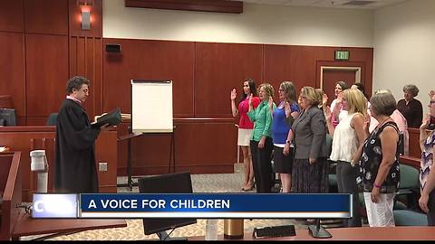 23 volunteers sworn in as Court Appointed Special Advocates for children