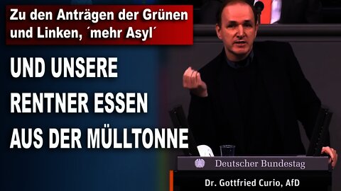 Zu den Anträgen der Grünen und Linken "mehr Asyl" Dr. Gottfried Curio