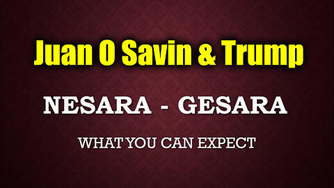 Juan O Savin & Donald Trump "Nesara - What's Next"