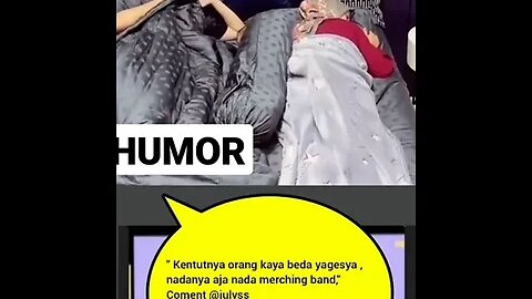 HUMOR 🤣 WHEN YOUR WIFE LOVE FART AT SLEEP AKA ISTRIMU HOBBY KENTUT TIAP TIDUR #KENTUT #LUCU