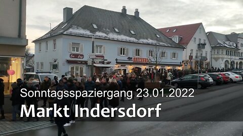 Sontagsspaziergang in Markt Indersdorf am 23.01.2022