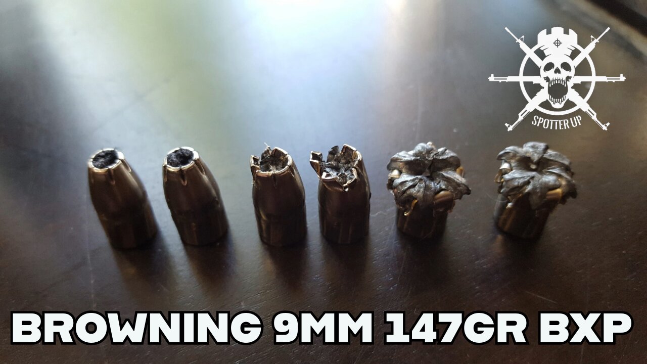 Ballistics Test Browning BXP 9mm 147gr Clear Ballistics