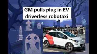 GM puling plug on EV robotaxi