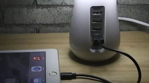 Multifunctional USB Charger Mushroom Light Multi Port USB Charger LED Light