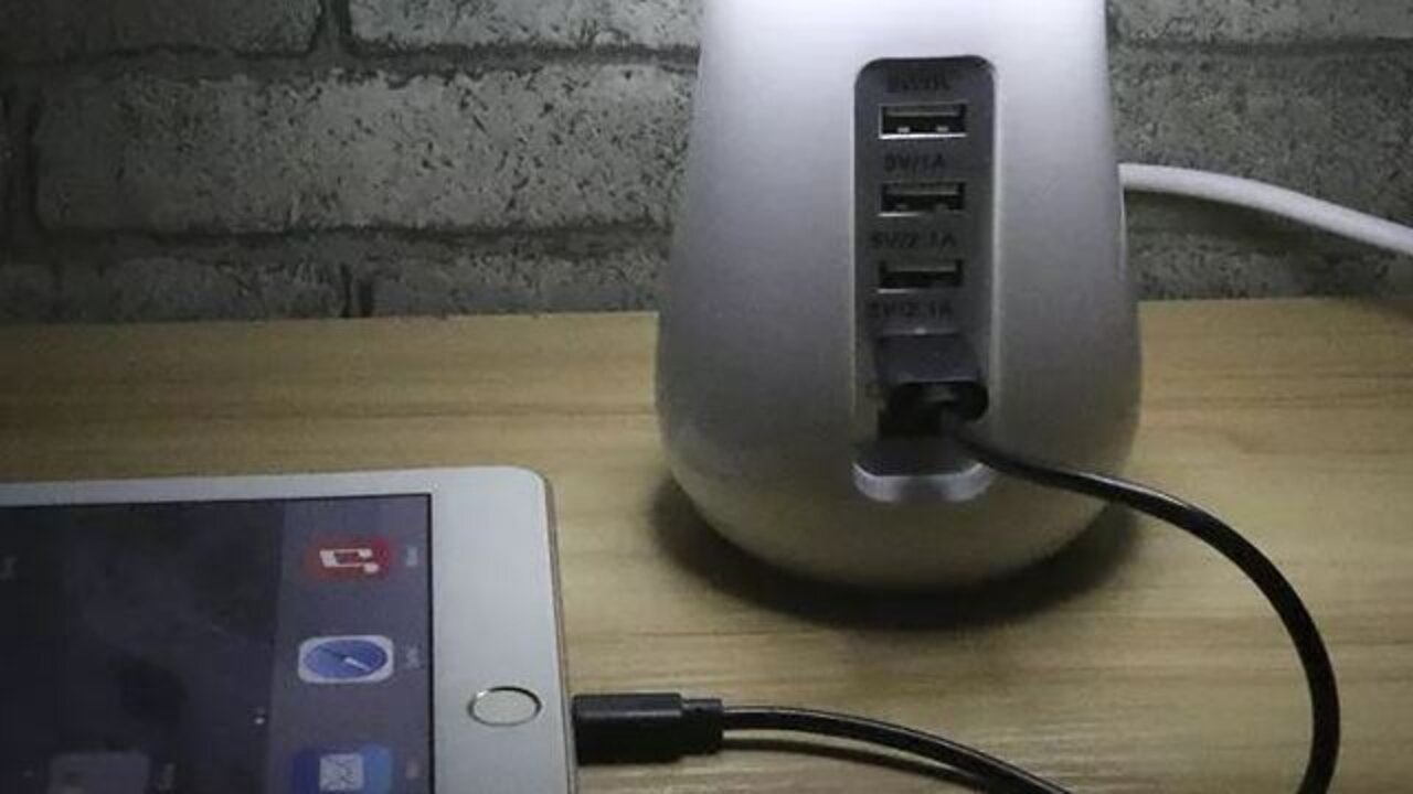 Multifunctional USB Charger Mushroom Light Multi Port USB Charger LED Light