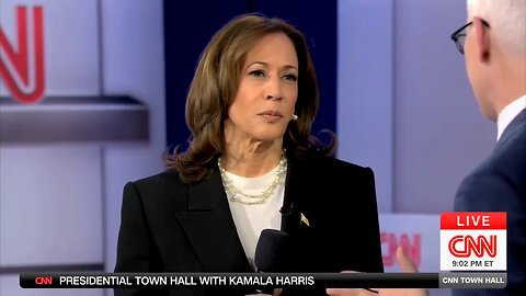 Kamala Harris CNN Town Hall Reeked Of Lies & Desperation…Even CNN Didn't Think She 'Closed The Deal'