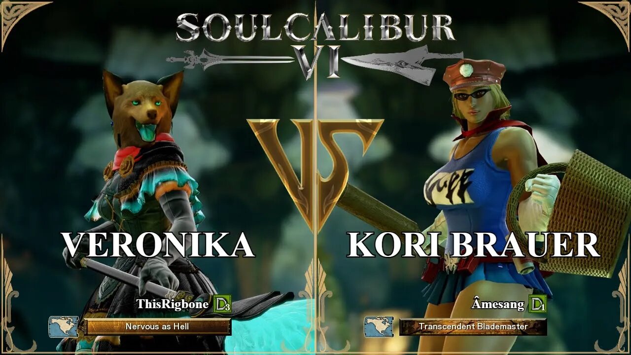 Veronika (ThisRigbone) VS Kori Brauer (Amesang) (SoulCalibur VI — Xbox Series X Casual)