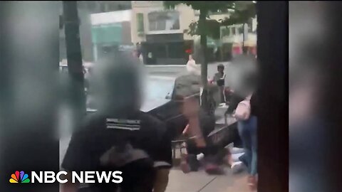 Police are investigating a violent beating caught on camera outside a D.C.-area Shake Shack