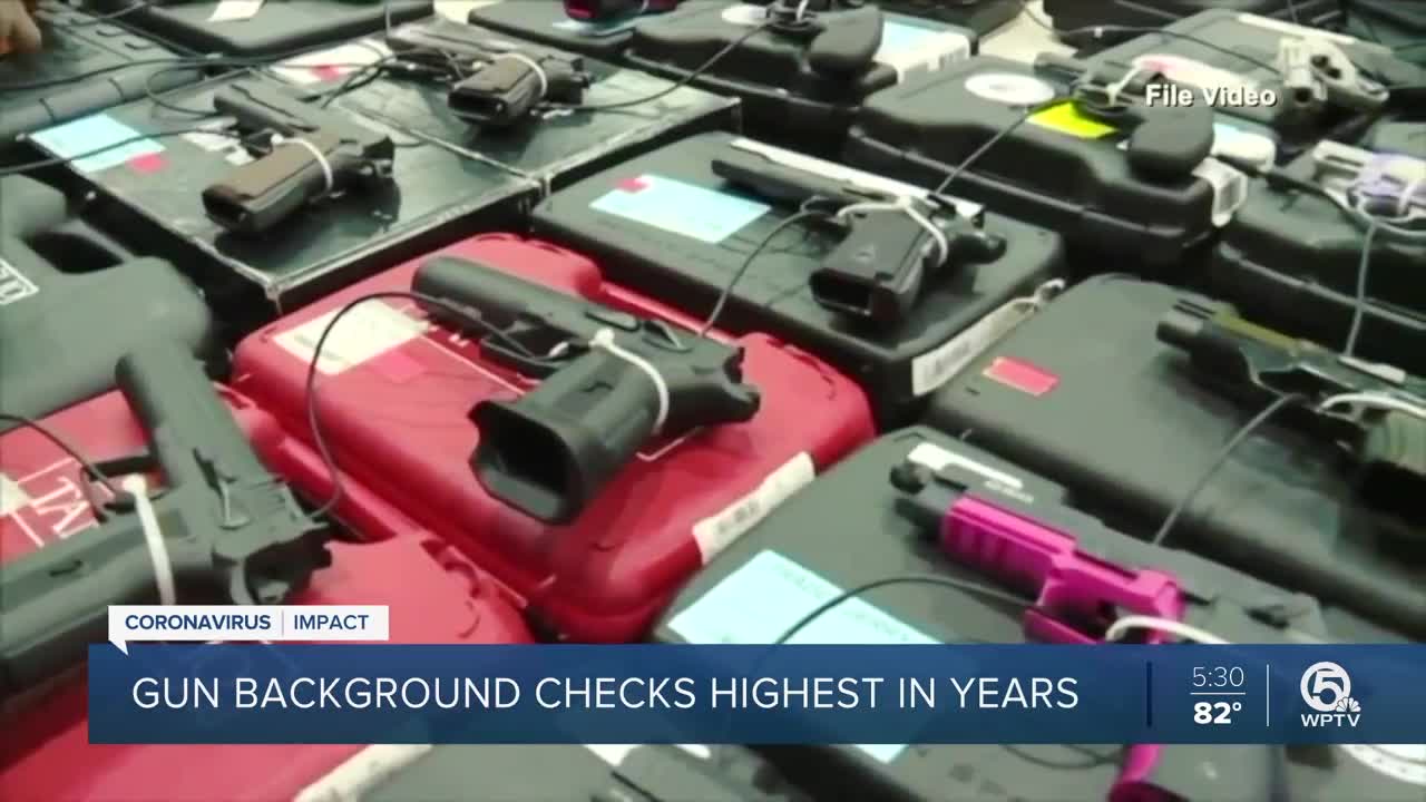 Background checks for gun sales reach all-time high in Florida during coronavirus pandemic