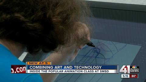 Shawnee Mission School District animation program drawing interest