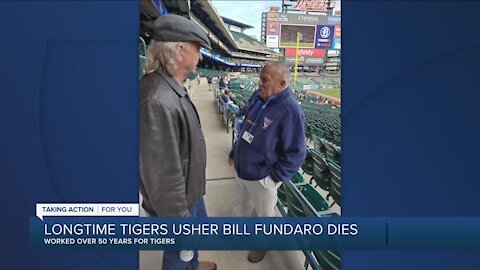 Longtime Tigers usher Bill Fundaro dies