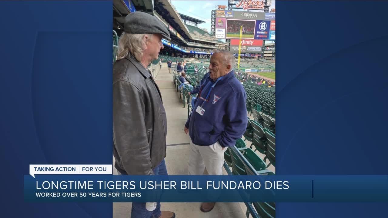 Longtime Tigers usher Bill Fundaro dies