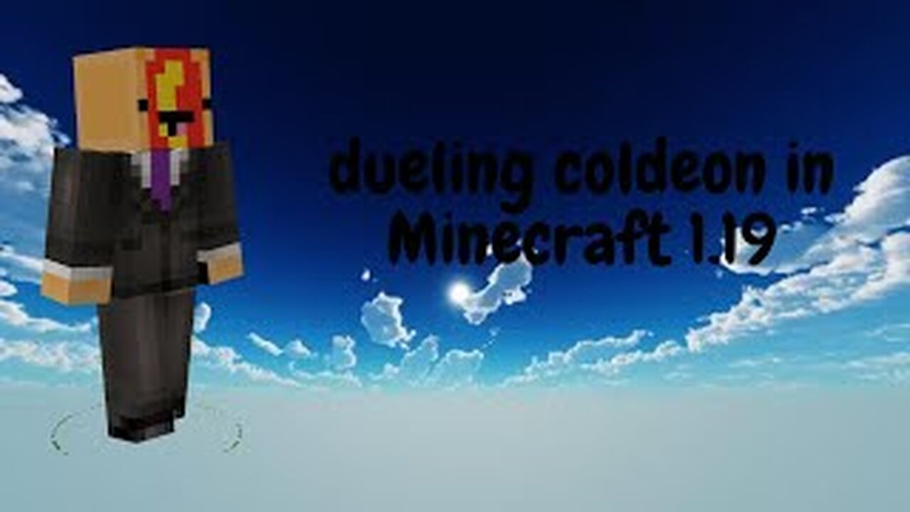 dueling coldeon in minecraft 1.19 live!!!!