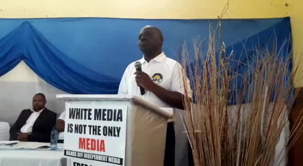 SOUTH AFRICA - Johannesburg - Support for Sekunjalo Independent Media (videos) (xDc)