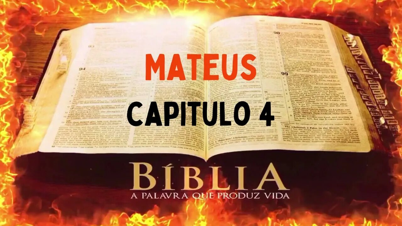 Bíblia Sagrada Mateus CAP 4