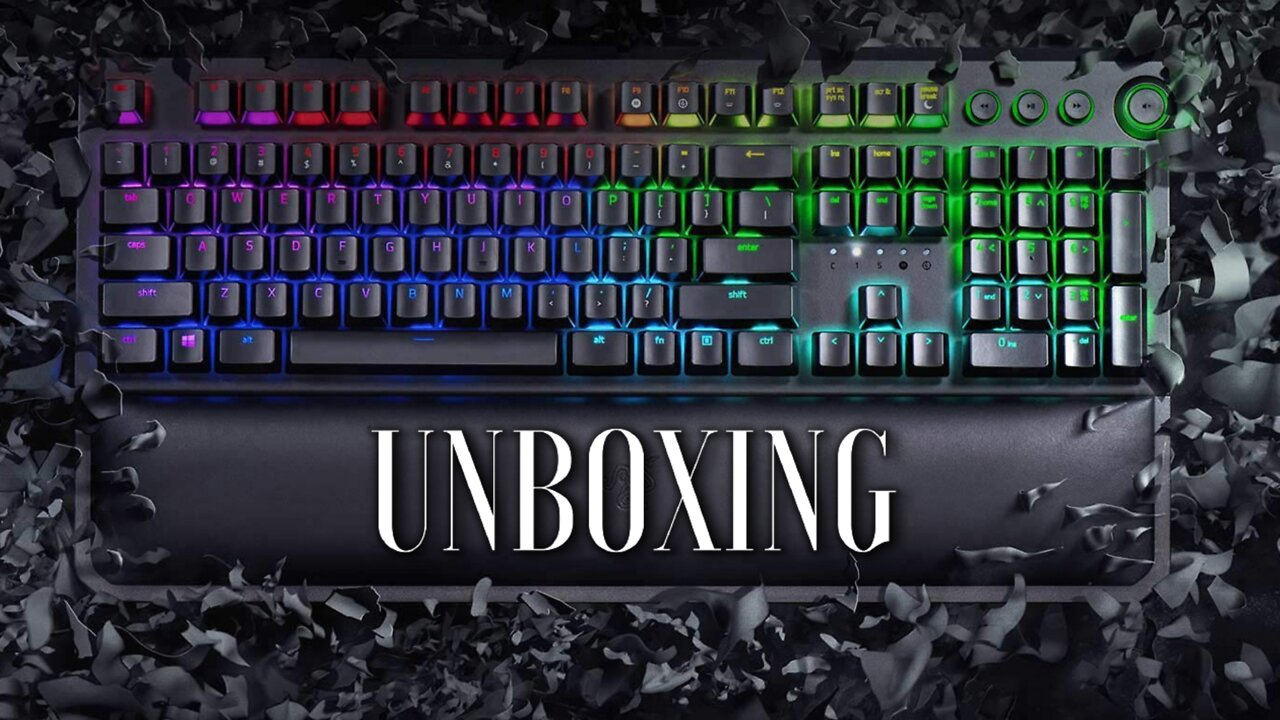 Razer BlackWidow Elite Keyboard Unboxing #Razer #BlackWidow #ASMR