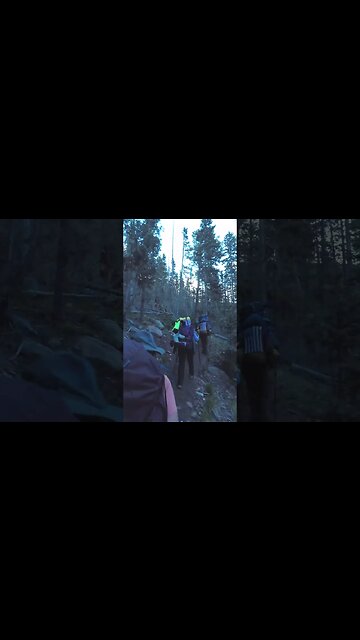 On the trail at Philmont Scout Ranch