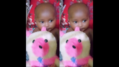 My beautiful boy and little dolls