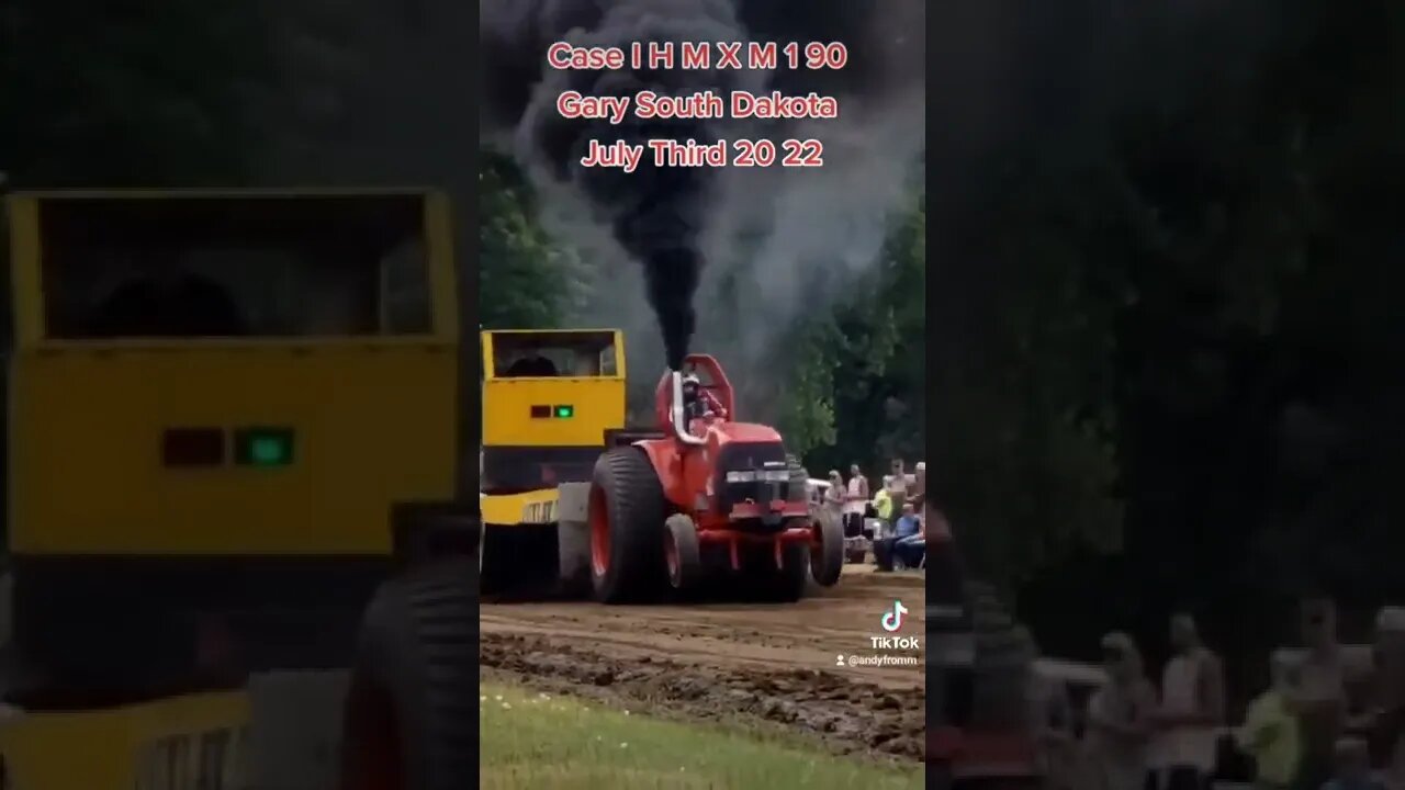 CaseIH MXM190 Smoker Turbo Diesel SledPulling Gary South Dakota July 3rd 2022