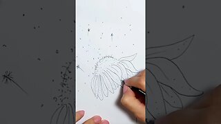 Desenho Fácil e Simples de uma Flor #shorts