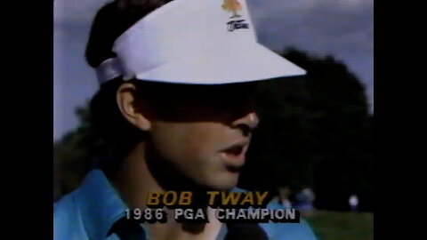 August 11, 1986 - Bob Tway Celebrates Winning PGA Championship