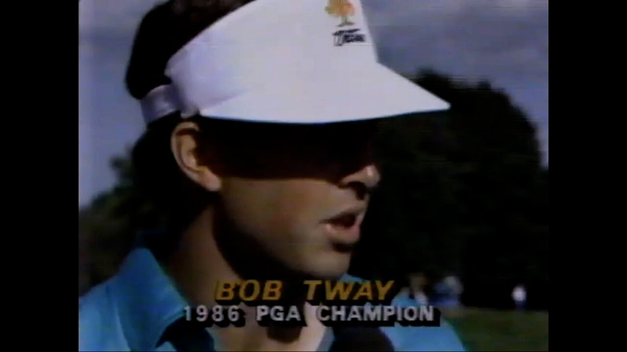 August 11, 1986 - Bob Tway Celebrates Winning PGA Championship