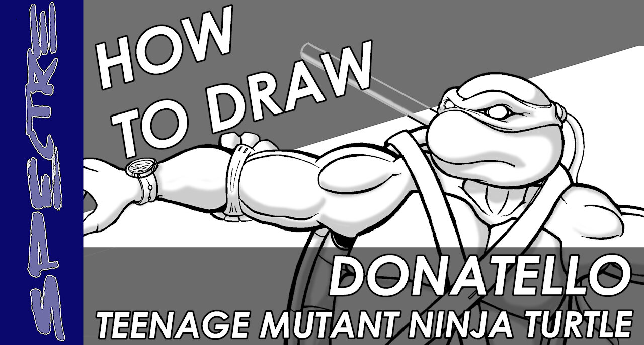 How to Draw Teenage Mutant Ninja Turtles [Donatello]