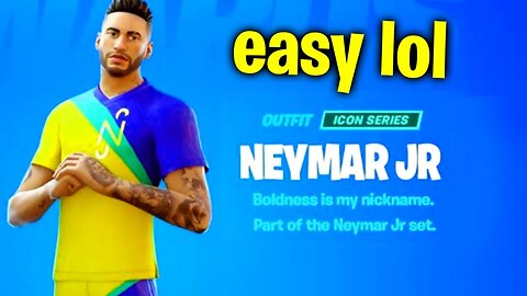 How to EASILY Unlock Neymar Jr Skin! (Challenges/Quests)