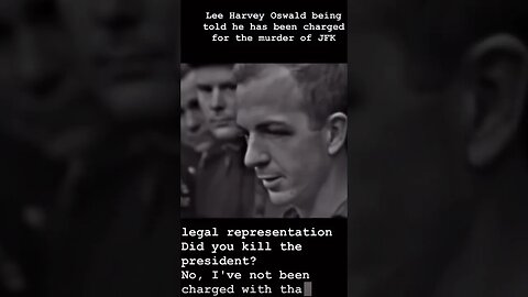 Do you think he sounds 🤔innocent? Or Guilty? #oswald #jfk #kennedy #mystery #history #president
