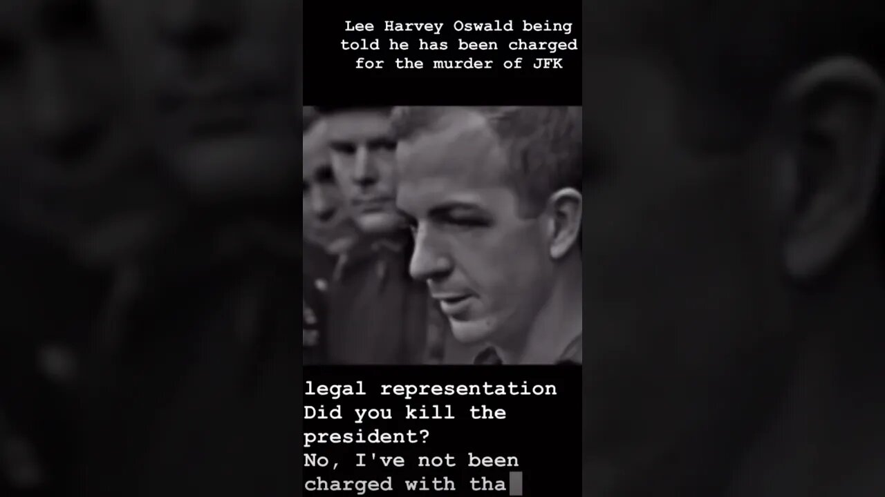 Do you think he sounds 🤔innocent? Or Guilty? #oswald #jfk #kennedy #mystery #history #president