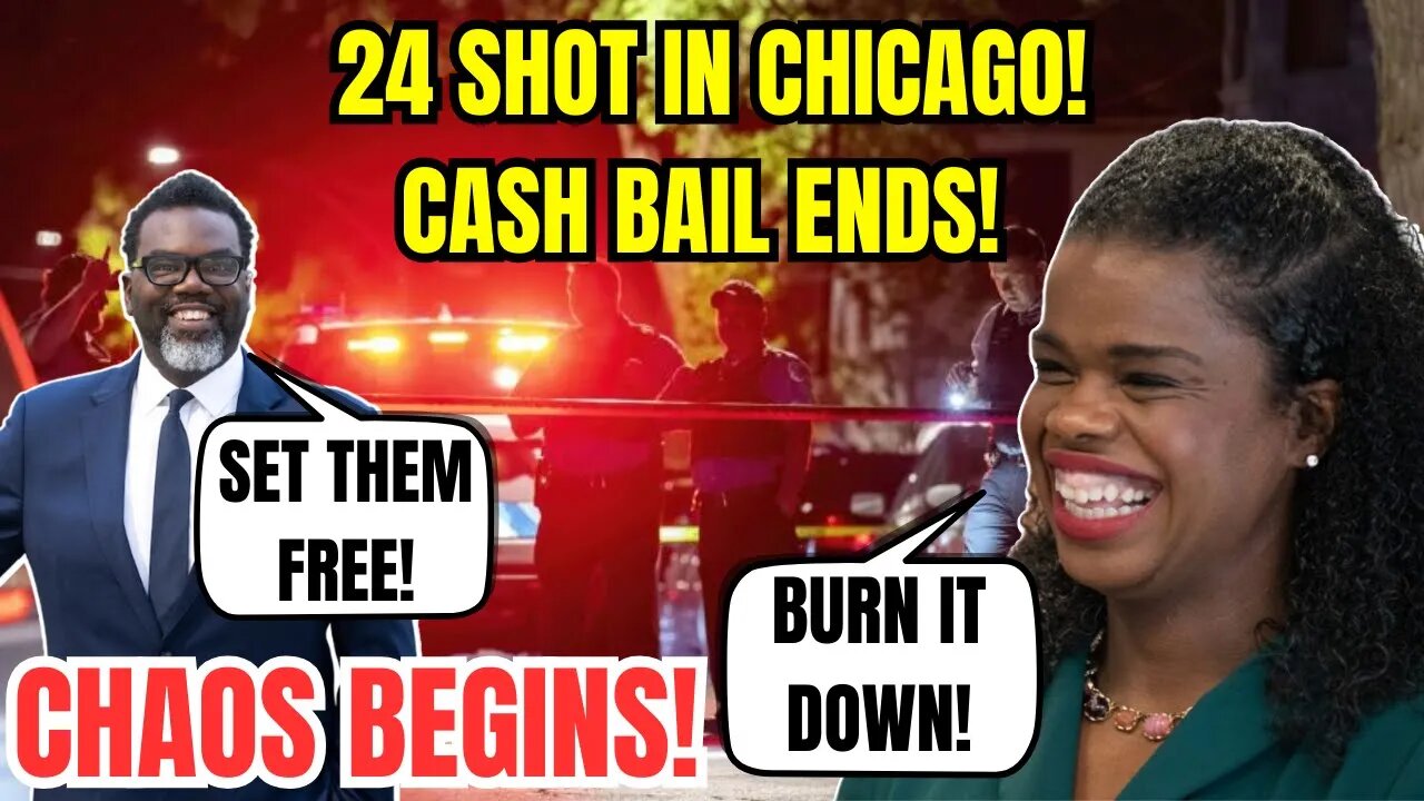 Cash Bail ENDS! CHAOS BEGINS! 24 SHOT in CHICAGO! Brandon Johnson & Kim Foxx Have FAILED CITIZENS!