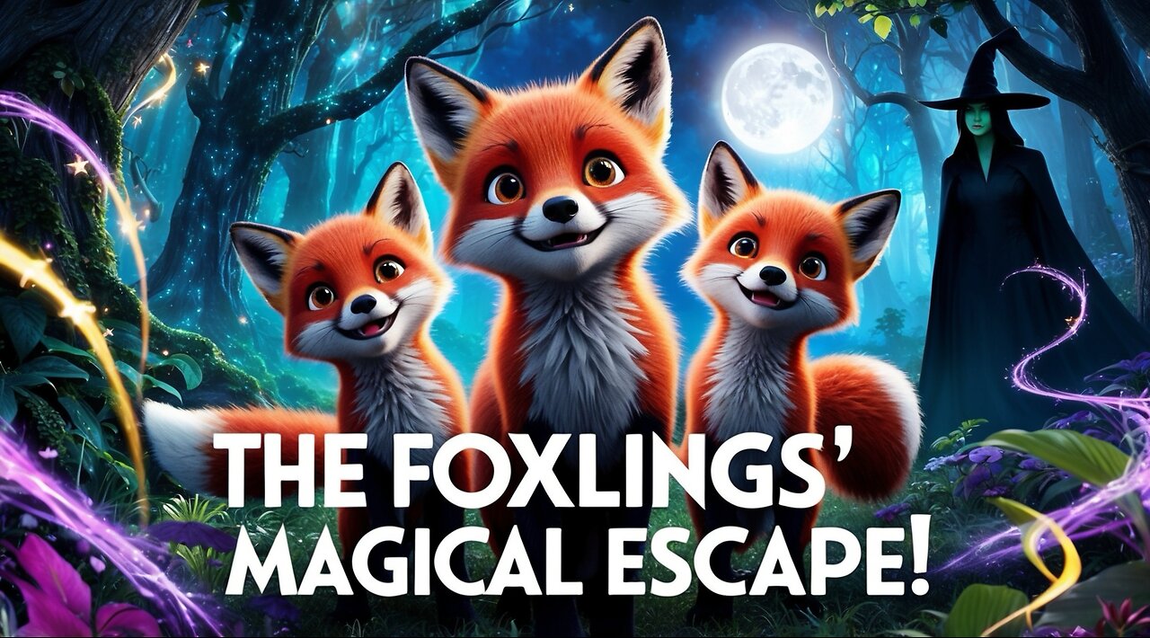 Enchanted Forest Adventure: Heroic Foxlings Defeat the Evil Witch of Black Hollow | A Magical Tale