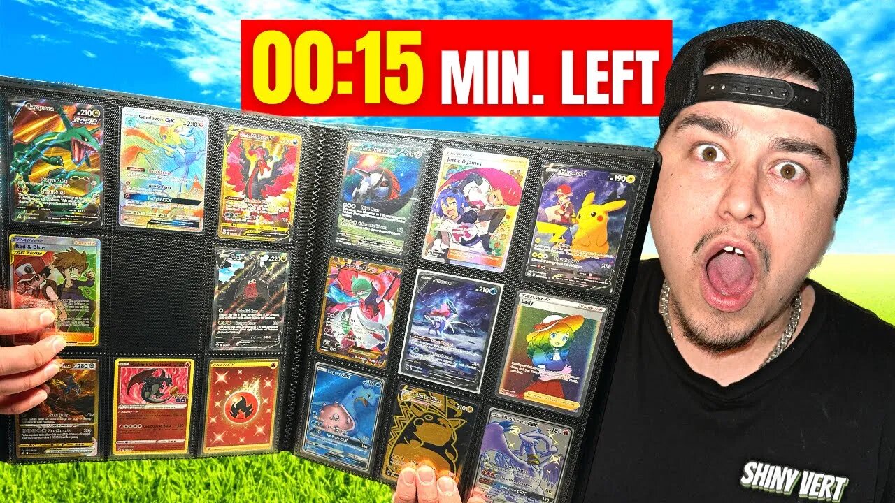 Give Away Every Card In 24-Hours (INSANE Pokemon Card CHALLENGE)