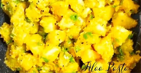 HOW TO MAKE ALOO POSTO | BENGALI RECIPE ALOO POSTO IN HINDI | FOOD COURT