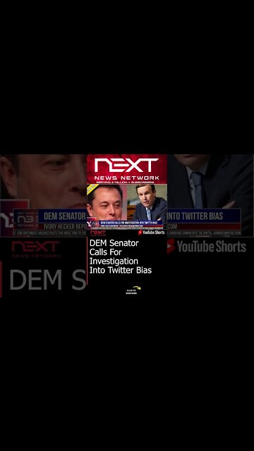 DEM Senator Calls For Investigation Into Twitter Bias #shorts
